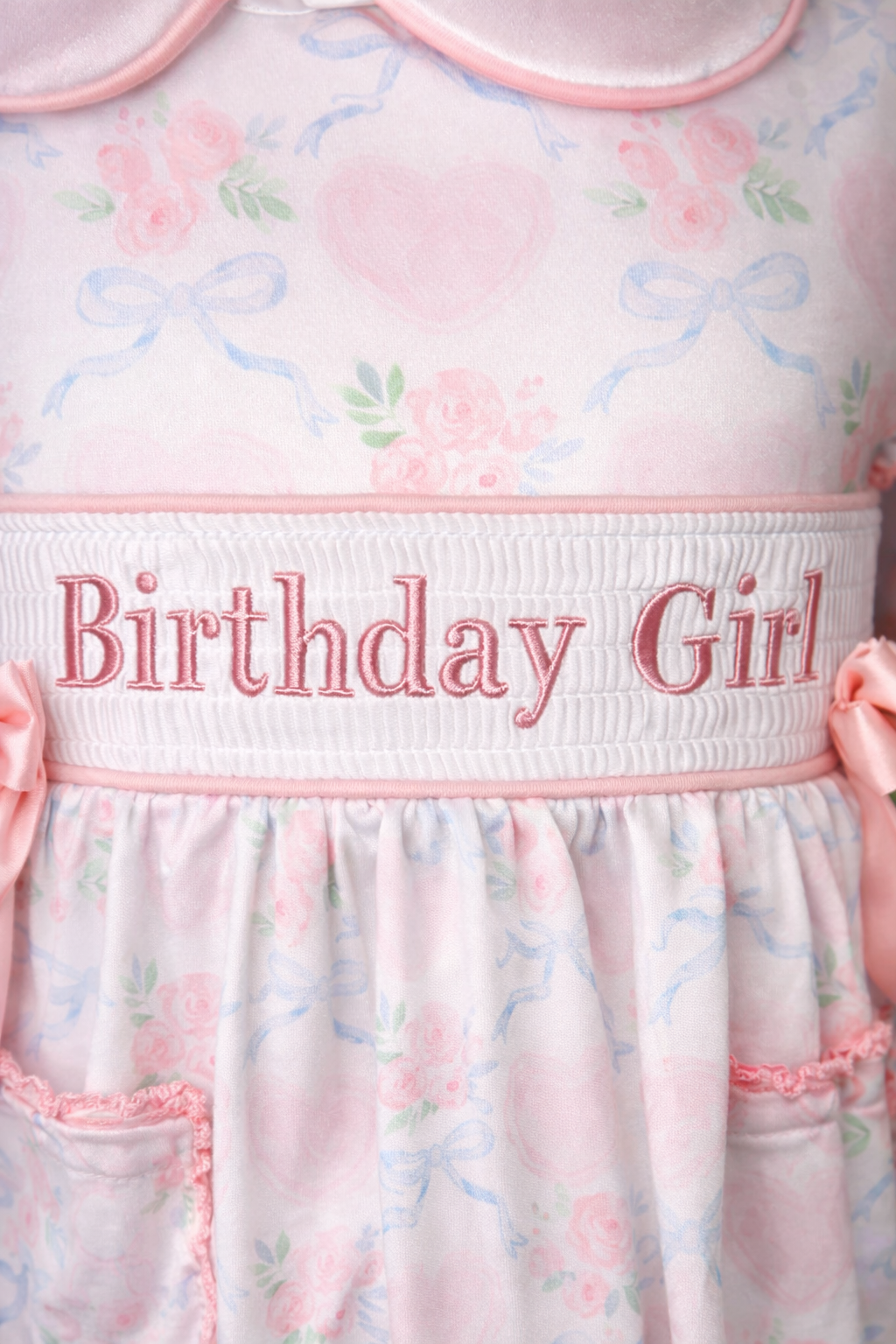 Pre-Order Girls Birthday Smock Pyjamas